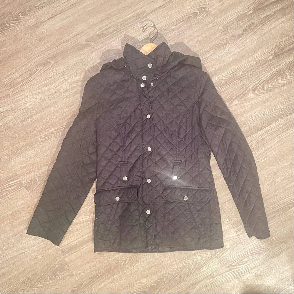Black Quilted Jacket - Picture 1 of 3